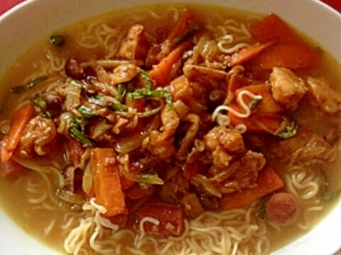 子供大好きカレー風ラーメン